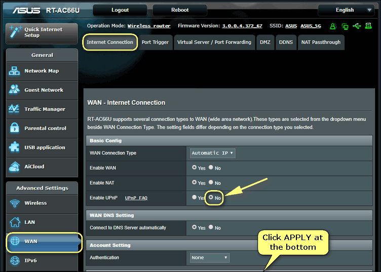 How To Disable UPnP on Asus Router?