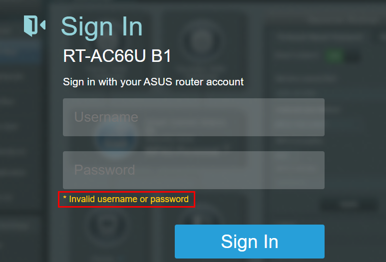 Login into the ASUS Router Web GUI.